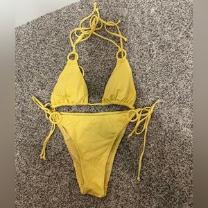 H&M Butter Yellow Bikini Set